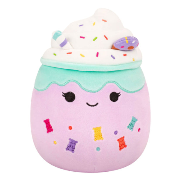 Squishmallows 7.5 Plush - Edwina The Gummy Bear Milkshake Plush