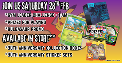 Boss Minis Event Ticket - Pokemon Day 2026 - Gym Leader Challenge - 28th Feb at 11:00