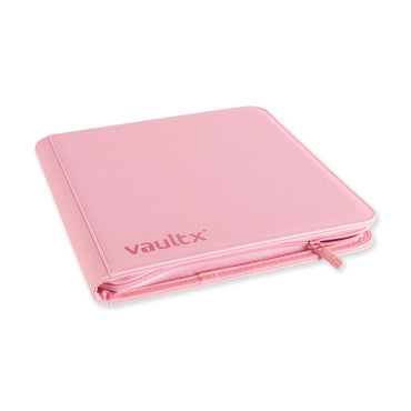 Vault X - 12-Pocket Exo-Tec® Zip Binder Just Pink