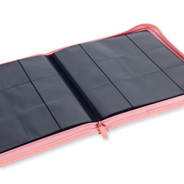 Vault X - 12-Pocket Exo-Tec® Zip Binder Just Pink