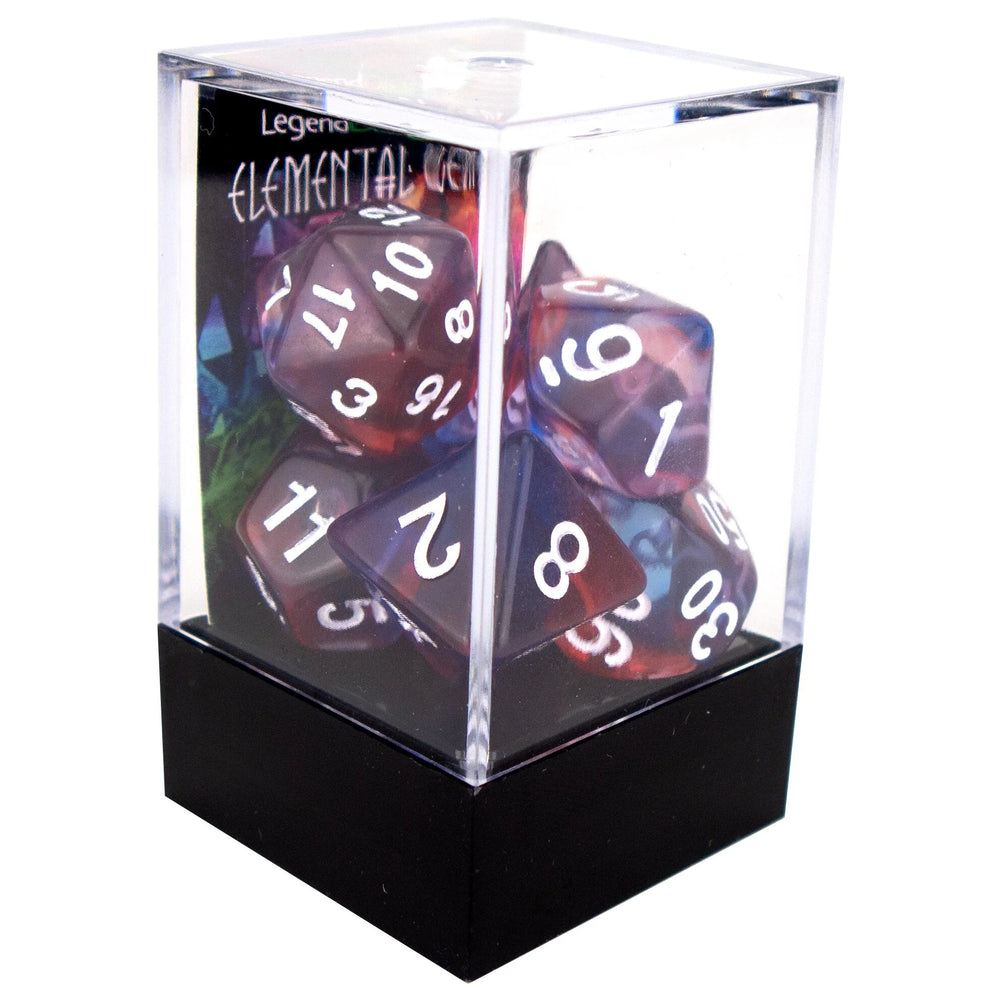 Poly Dice Set - Elemental Gem - Tireless Dancer, Boxed