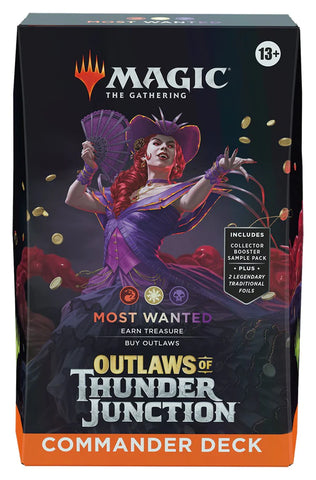 Magic: The Gathering - Outlaws of Thunder Junction Commander Deck - Most Wanted ** Released 19/04/2024 **