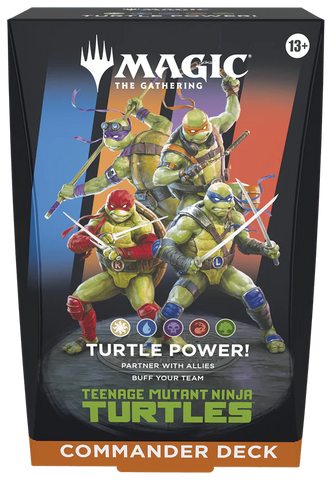 Magic: The Gathering: Teenage Mutant Ninja Turtles Commander Deck - Turtle Power! ** Pre-Order 27/02/2026 **