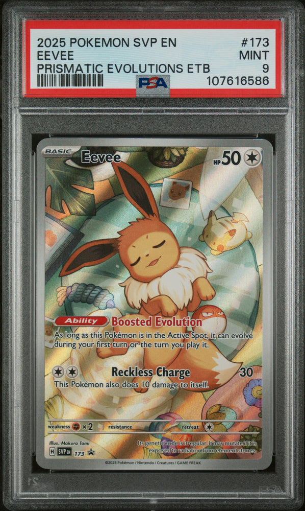 Eevee - Black Star Promo - SVP173 - PSA Graded Card 9 - #107616586