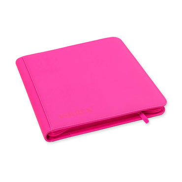 Vault X - 12-Pocket EXo-Tec® - Zip Binder - Neon Pink