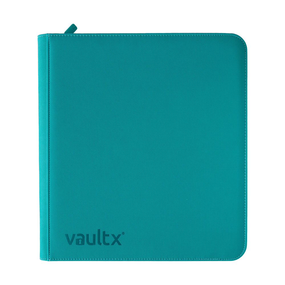 Vault X - 12-Pocket EXo-Tec® - Zip Binder - Ocean Blue (Teal)