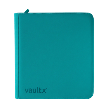 Vault X - 12-Pocket EXo-Tec® - Zip Binder - Ocean Blue (Teal)