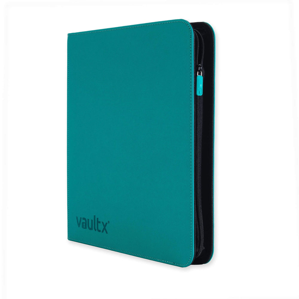 Vault X - 12-Pocket EXo-Tec® - Zip Binder - Ocean Blue (Teal)