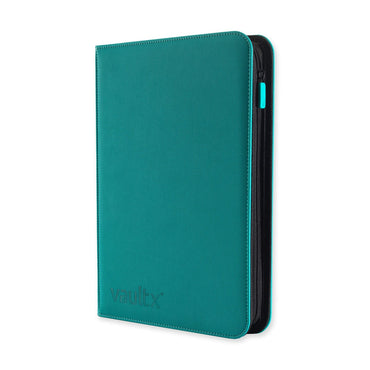 Vault X - 9-Pocket eXo-Tec® Zip Binder - Ocean Blue (Teal)