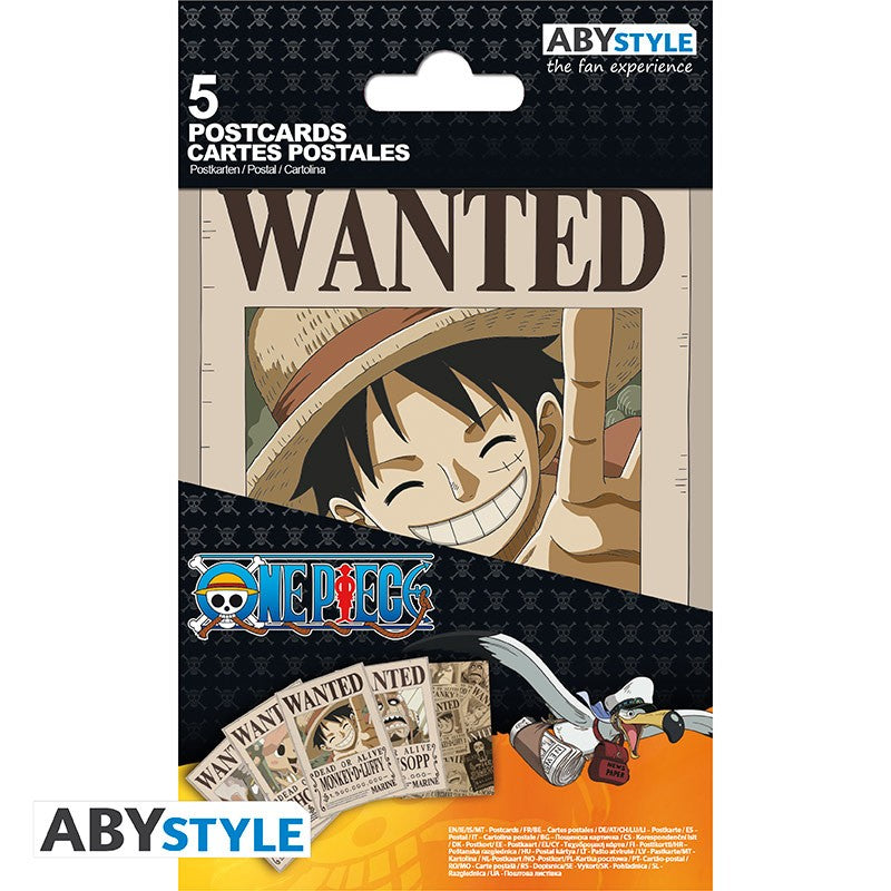 ONE PIECE - Postcards - Wanted Set 1