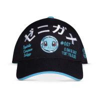 POKEMON Squirtle 3D Embroidered Adjustable Cap, Black/Turquoise