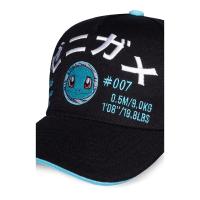 POKEMON Squirtle 3D Embroidered Adjustable Cap, Black/Turquoise