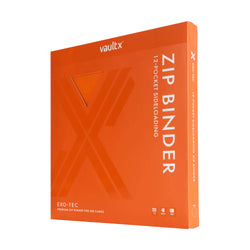 Vault X - 12-Pocket Exo-Tec® Zip Binder Orange