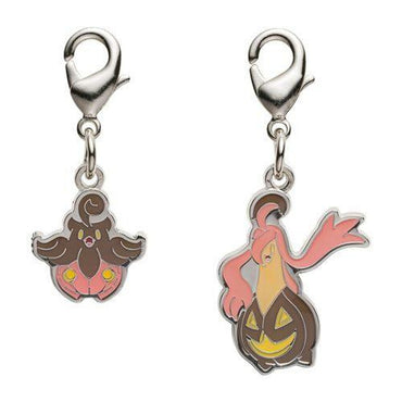 Pokemon Center Original Metal Charm Set - Pumpkaboo Gourgeis