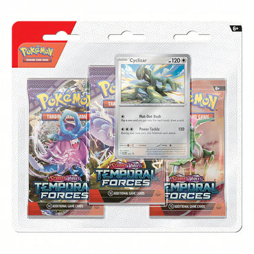 Pokemon TCG - Scarlet & Violet 5 Temporal Forces - Triple Pack - Cyclizar ** Released 22/3/2024 **