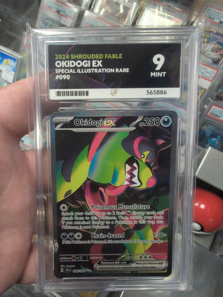Okidogi ex - 090/064 -Shrouded Fable - Ace Graded Card 9 - #565886