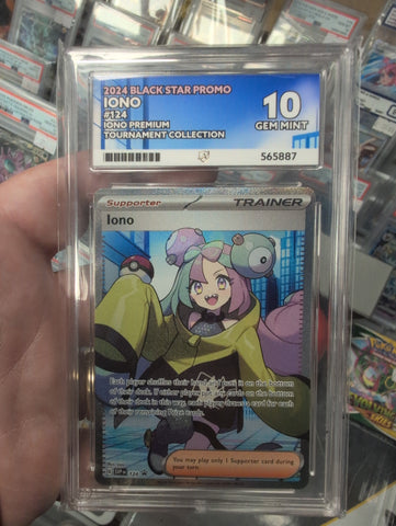 Iono - SVP124 - Black Star Promo - ACE Graded Card 10 - #565887