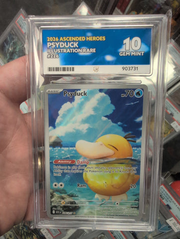 Psyduck - Ascended Heoes - 226/217 - ACE Graded Card 10 - #903731