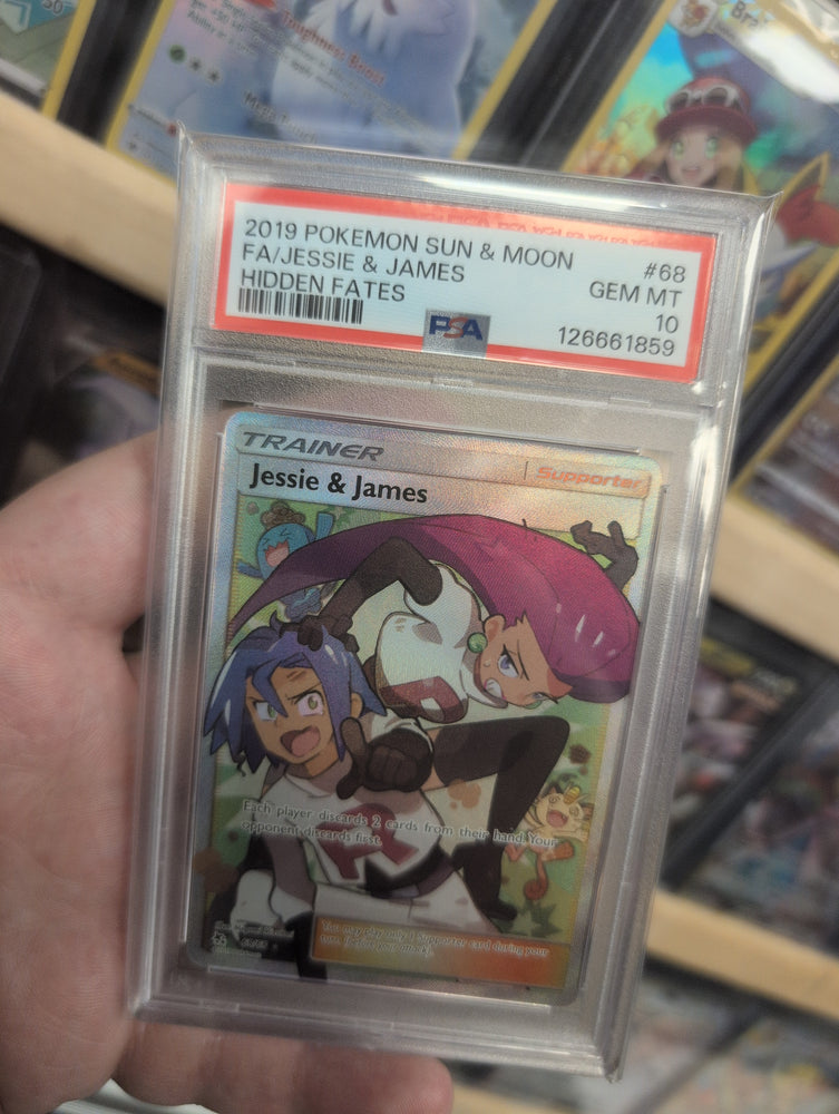 Jessie & James - 68/68 - Hidden Fates - PSA Graded Card 10 - #126661859