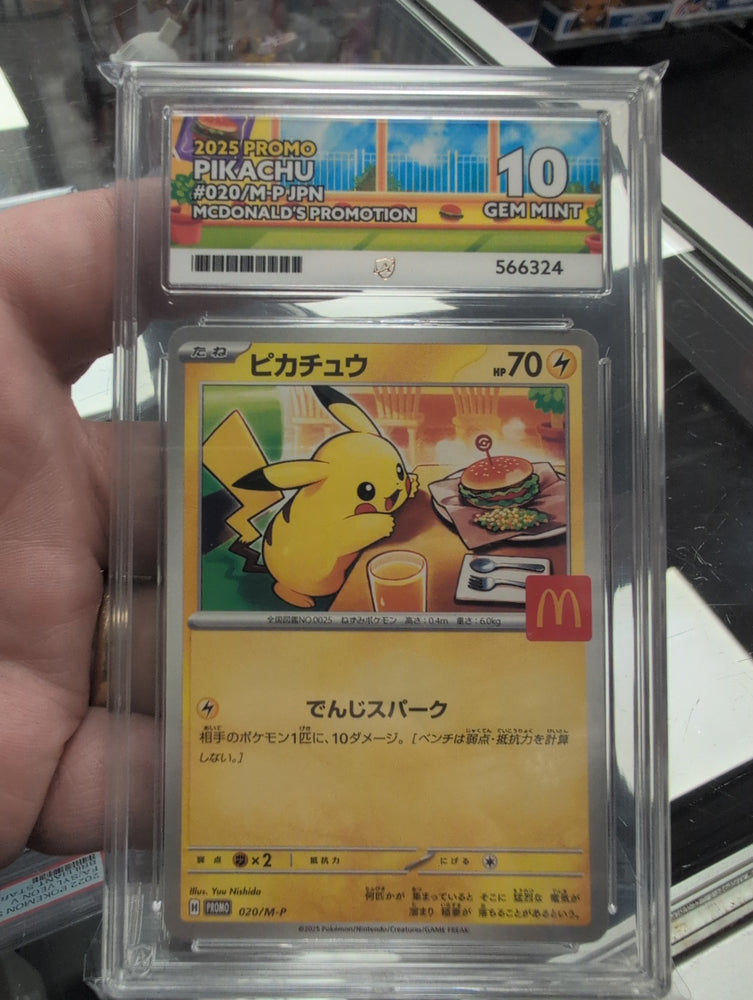 Pikachu - 020/M-P - Black Star Promo - ACE Graded Card 10 - #566324