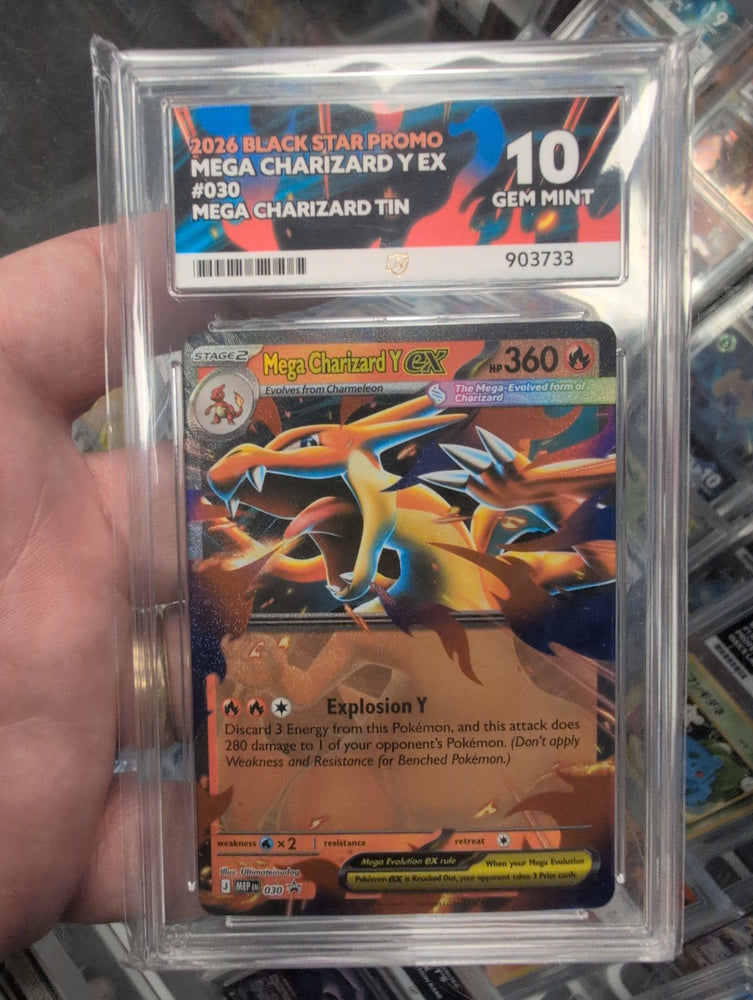 Mega Charizard Y ex - SVP030  - Black Star Promo - ACE Graded Card 10 - #903733