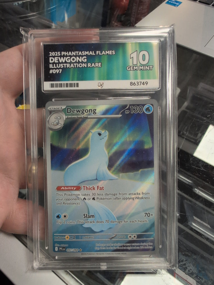 Dewgong - 097/094 - Phantasmal Flames - ACE Graded Card 10 - #863749