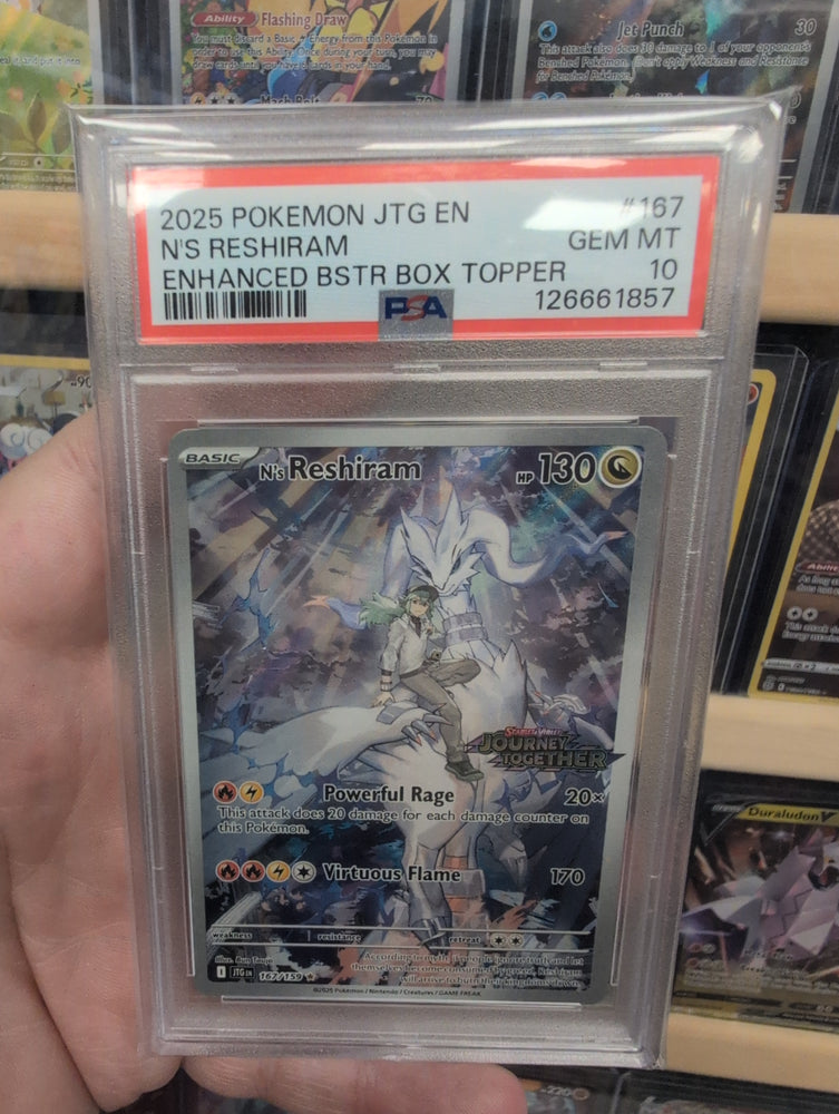 N's Reshiram - 167/159 - Stamped - Journey Together - PSA Graded Card 10- #126661857