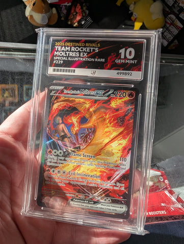 Team Rocket's Miltres EX - 229/182 - Destined Rivals - ACE Graded Card 10 - #499892
