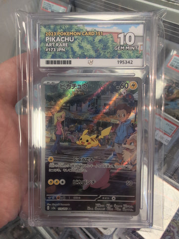 Pikachu - 173/165 - Pokemon 151 - Japanese - ACE Graded Card 10 - #195342
