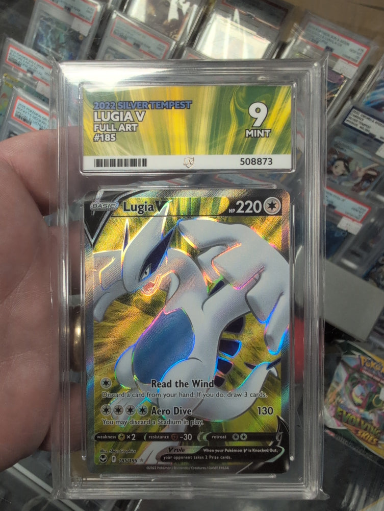 Lugia V - 185/195 - Silver Tempest - Ace Graded Card 9 - #508873