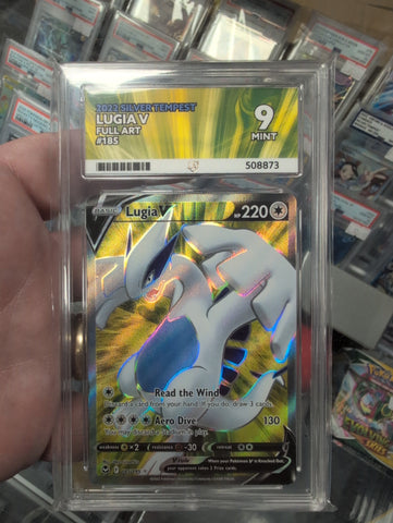 Lugia V - 185/195 - Silver Tempest - Ace Graded Card 9 - #508873