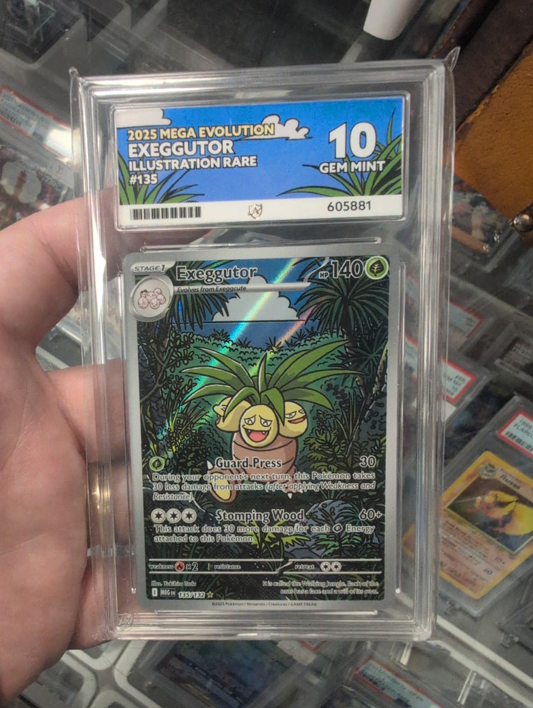 Exeggutor - 135/132 - Mega Evolution - ACE Graded Card 10 - #605881