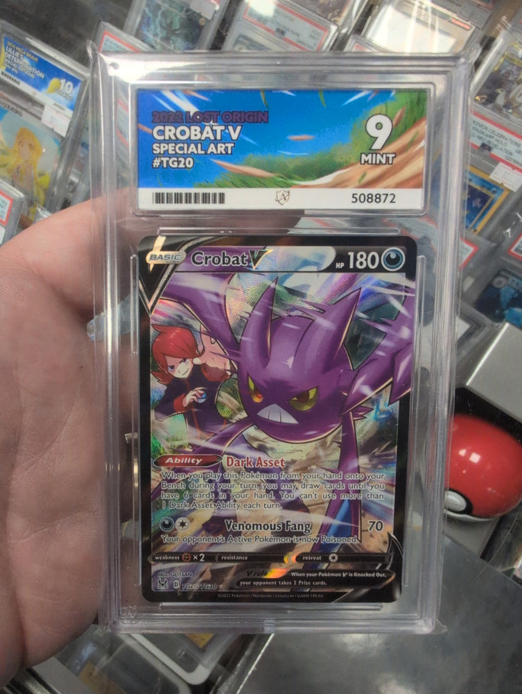 Crobat V - TG20/TG30 - Lost Origin - Ace Graded Card 9 - #508872