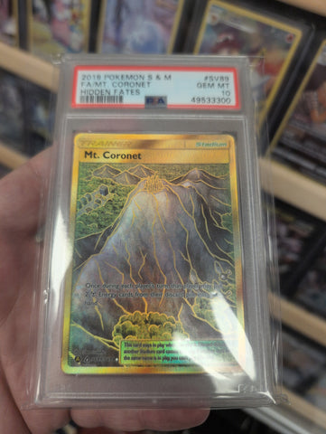 Mt. Coronet - Hidden Fates - SV89/SV94 - PSA Graded Card 10 - #49533300