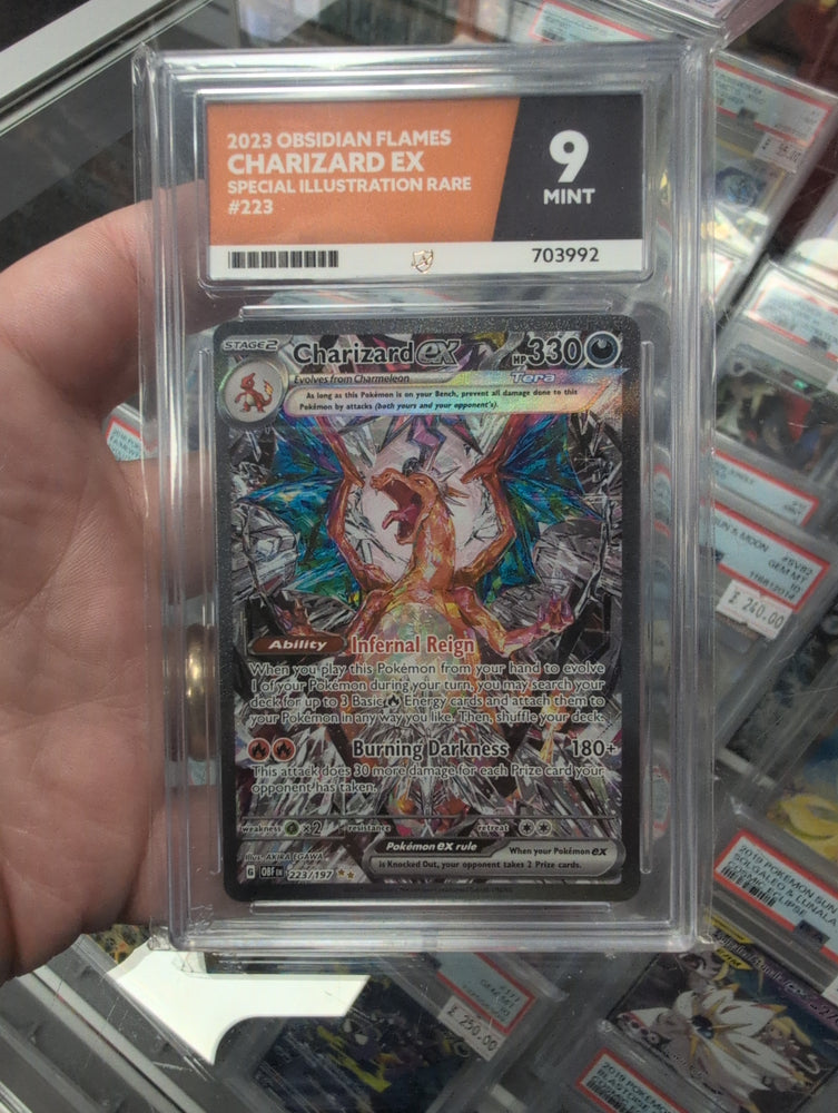 Charizard ex - 223/197 - Obsidian Flames - Ace Graded Card 9 - #703992