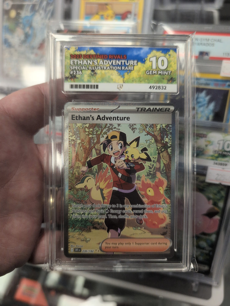 Ethan's Adventure - 236/182 - Destined Rivals - ACE Graded Card 10 - #492832