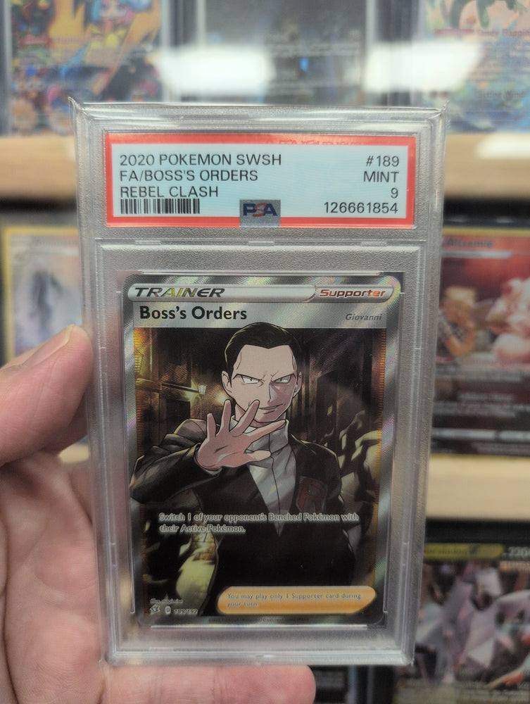 Boss's Orders - 189/192 - Rebel Clash - PSA Graded Card 9 - #126661854