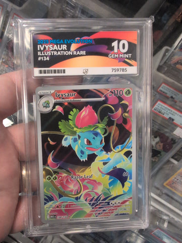 Ivysaur - 134/132 - Mega Evolution - ACE Graded Card 10 - #759785