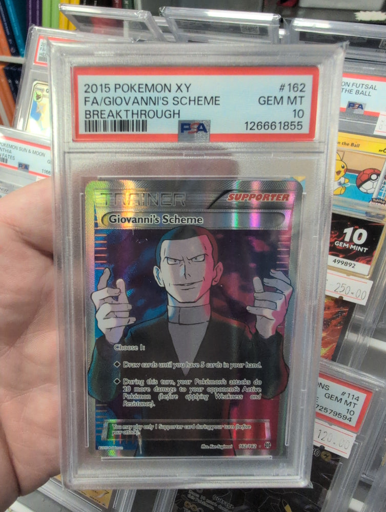 Giovanni's Scheme - 162/162 - XY Breakthrough - PSA Graded Card 10- #126661855