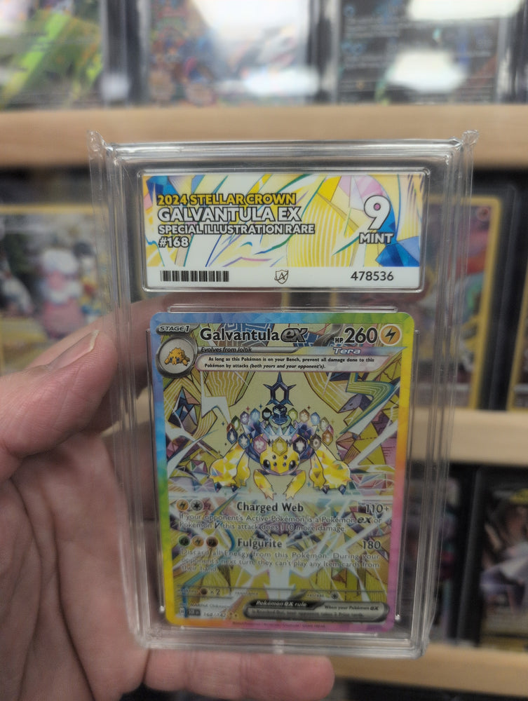 Galvantula ex - 168/142 - Stellar Crown - Ace Graded Card 9 - #478536