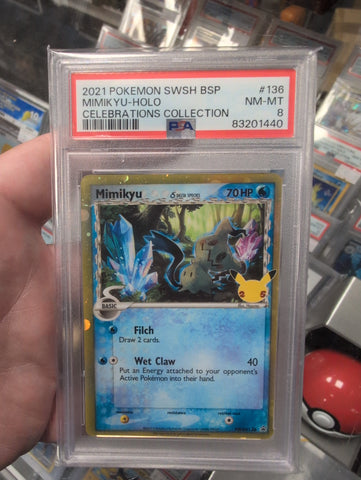 Mimikyu - SWSH136 - Black Star Promo - PSA 8 - #83201440