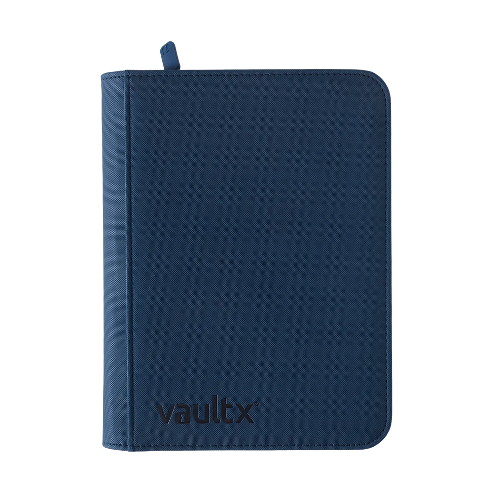 Vault X - 4-Pocket Exo-Tec® Zip Binder - Blue