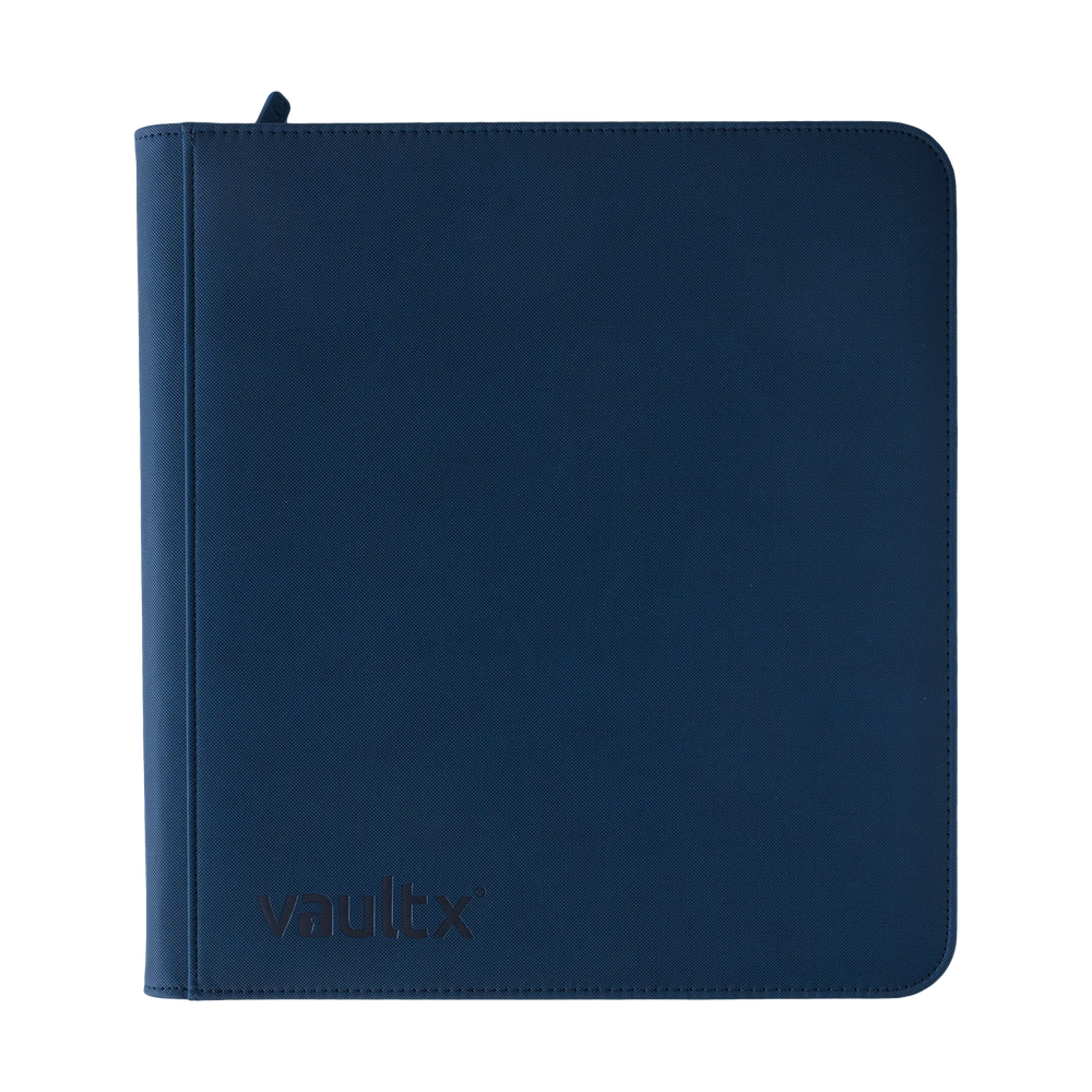 Vault X - 12-Pocket EXo-Tec® - Zip Binder - Blue