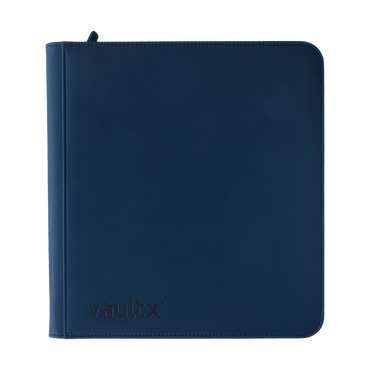 Vault X - 12-Pocket EXo-Tec® - Zip Binder - Blue