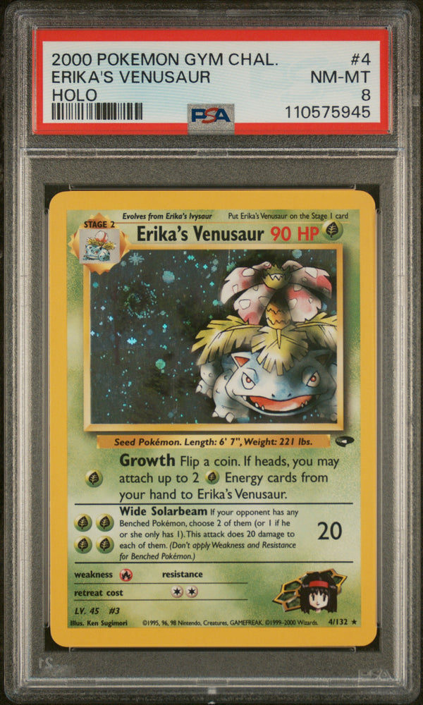 Erika's Venusaur - Gym Challenge - PSA Graded Card 8 - #110575945