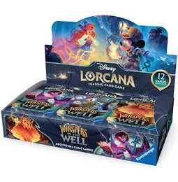 DISNEY LORCANA TRADING CARD GAME – WHISPERS IN THE WELL – BOOSTER BOX