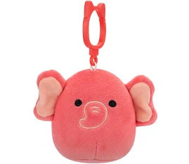 Squishmallows 3.5in Clip-On Plush Kyla the Pink Elephant