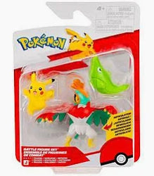 Pokemon 3-pack Battle Figure - Hawlucha, Pikachu & Metapod