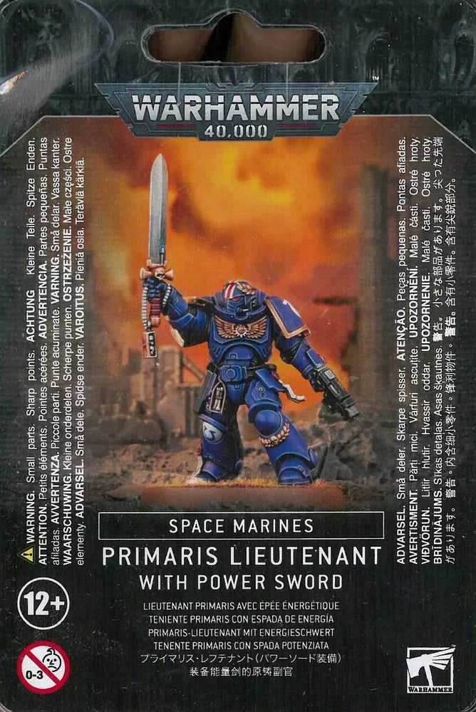 SPACE MARINES: PRIMARIS LIEUTENANT WITH POWER SWORD