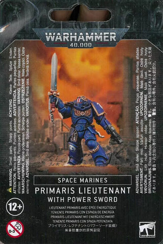 SPACE MARINES: PRIMARIS LIEUTENANT WITH POWER SWORD